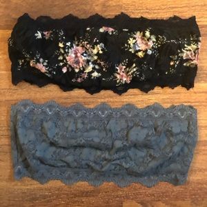 Lace bandeau tops bundle